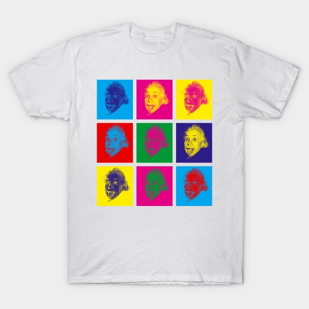 Einstein PopArt T-Shirt by EagleFlyFree
